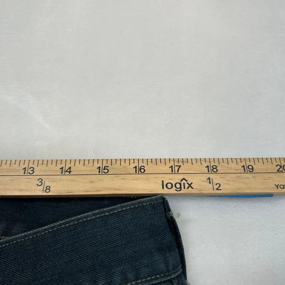 Levi's 514 Jeans Mens 34x32 (Tag 36x32) Slim Straight‎ Fit Dark Wash Denim